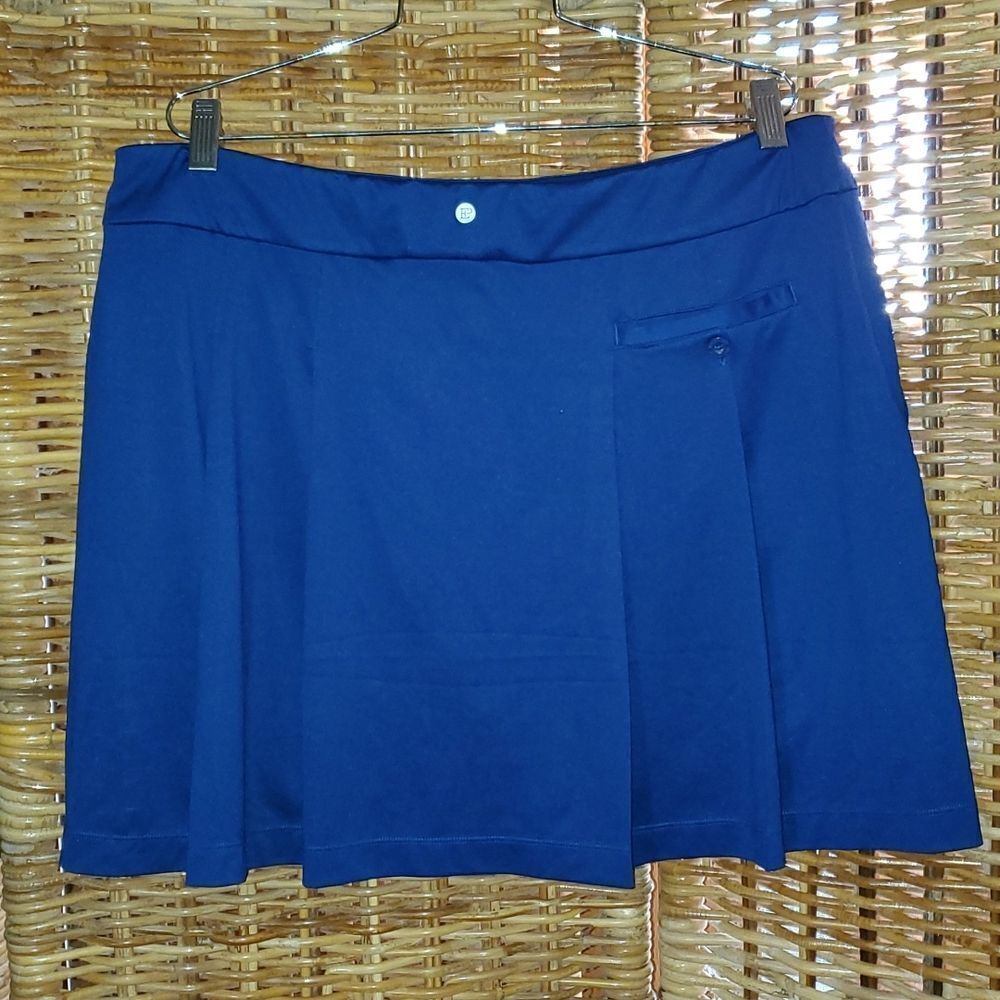 EP New York 4060 Inky Skort Back Pleat UV50+ Moisture Wick NWT